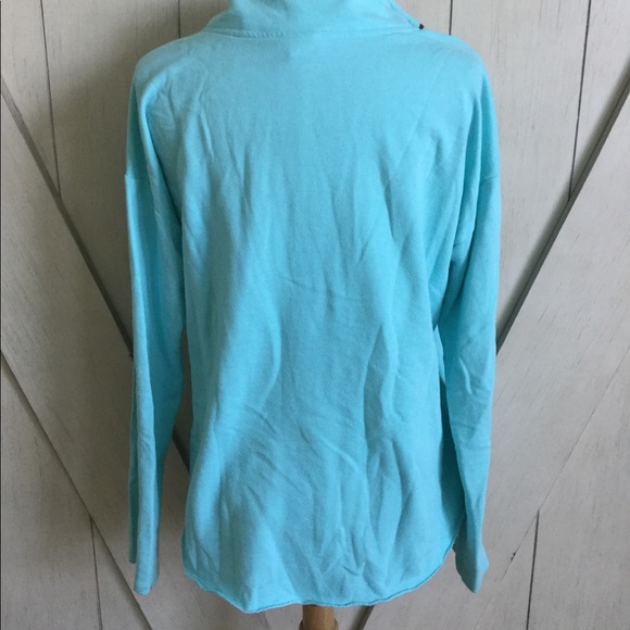 ✨⭐️VS Pink Blue Quarter Zip⭐️✨ - Picture 6 of 8